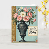 Blumenkarte 'Mutterliebe' Karte (Gelbe Blume)
