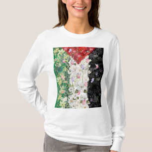 Blumenkarte Palästina - Kostenloses Palästina-Kart T-Shirt