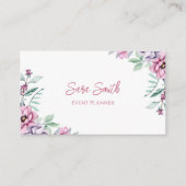 Blumenkarte Visitenkarte (Vorderseite)