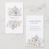 Blumenkarte Visitenkarte (Vorne/Hinten)