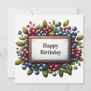 Blumenkarte zum Geburtstag Feiertagskarte