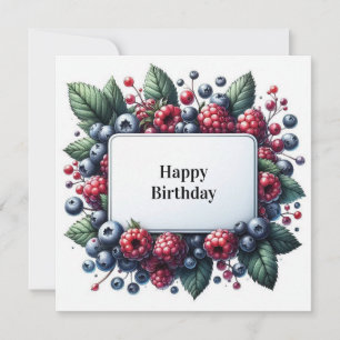 Blumenkarte zum Geburtstag Feiertagskarte