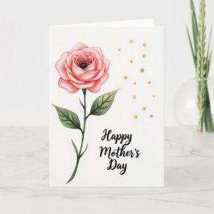 Blumenkarte zum Muttertag mit Blüten-Motiv Karte