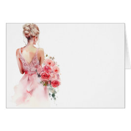 Blumenkarten-Hochzeitskarte für Rose