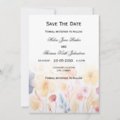 Blumenkarten Save the Date (Vorderseite)