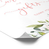 Blumenkarten und Geschenke aus Rosa Poster (Ecke)