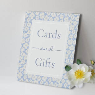 Blumenkarten und Geschenke für Hochzeiten Sockelschild