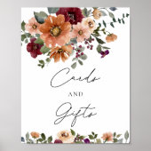 Blumenkarten und Geschenke für Wasserfarben Poster (Vorne)