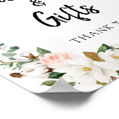 Blumenkarten und Geschenke Schild (Ecke)