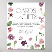 Blumenkarten und Geschenkposter Poster (Vorne)