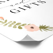 Blumenkartentafeln und Giftschild Poster (Ecke)