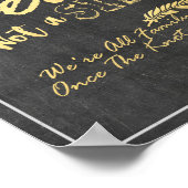 Blumenkartentasche Wählen Sie einen Platz und kein Poster (Ecke)