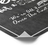 Blumenkartentasche Wählen Sie einen Platz und kein Poster (Ecke)