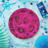 Blumenkarton Pappteller (Party)