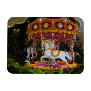 Blumenkarussell Wynn Las Vegas Foto-Magnet Magnet