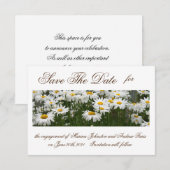 Blumenkäse Save the Date Einladung (Vorne/Hinten)