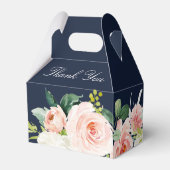 Blumenkasten für die Gastgeschenk Hochzeit der Mar Geschenkschachtel (Rückseite)