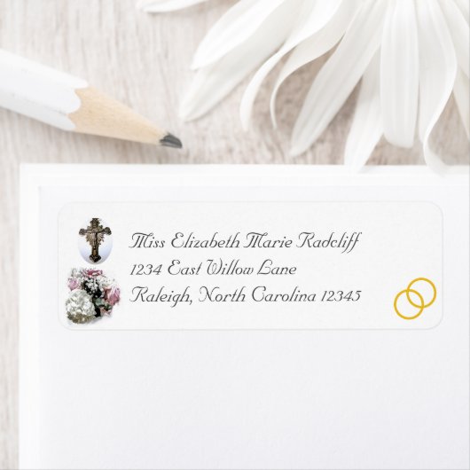 Blumenkatholische Hochzeitserklärung (Insitu)