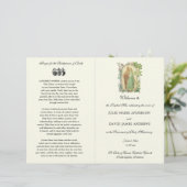 Blumenkatholische Hochzeitsfeier (Stehend Vorderseite)