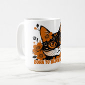 Blumenkatze Kaffeetasse (Vorderseite Links)