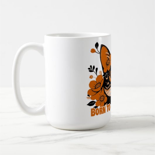 Blumenkatze Kaffeetasse (Links)