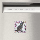 Blumenkatze Magnet (In Situ (Geschirrspüler))