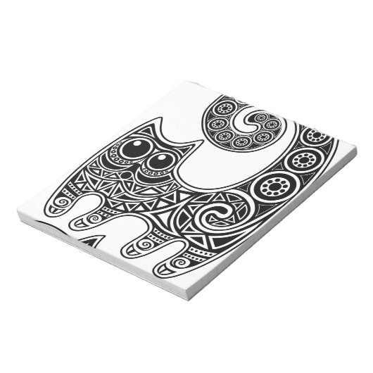 Blumenkatze Notizblock (Rotiert)