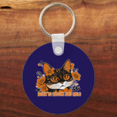 Blumenkatze Schlüsselanhänger (Vorderseite)