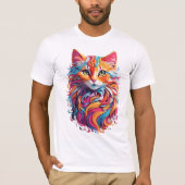 Blumenkatze T-Shirt (Vorderseite)