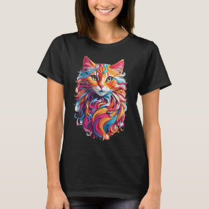 Blumenkatze T-Shirt