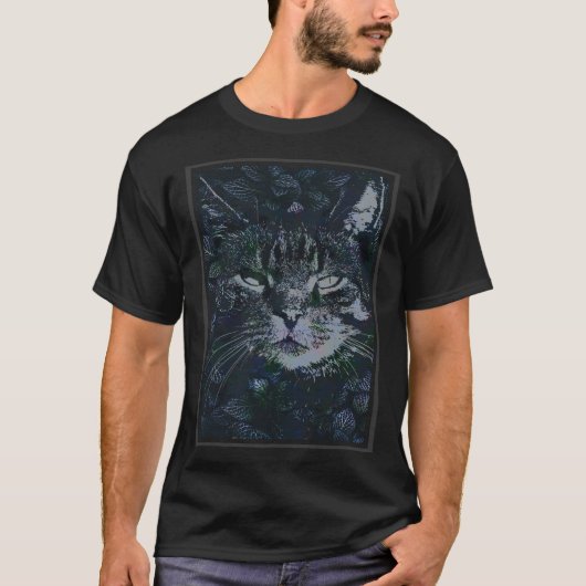 Blumenkatze T-Shirt (Vorderseite)