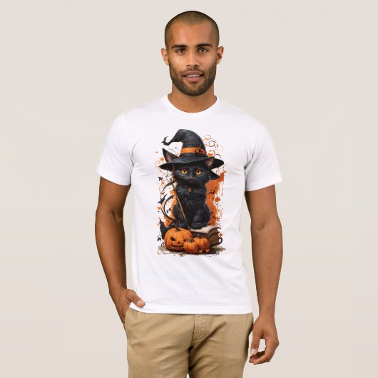 Blumenkatze T-Shirt (Vorne ganz)