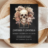 Blumenkehl Halloween Cocktails und Party für Kostü Einladung