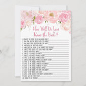 Blumenkenner Brautparty (Vorderseite)