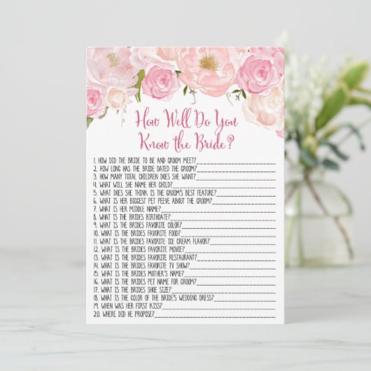 Blumenkenner Brautparty (Stehend Vorderseite)