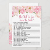 Blumenkenner Brautparty (Vorne/Hinten)