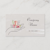 Blumenkerze Visitenkarte (Vorderseite)