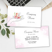 Blumenkerze Visitenkarte