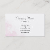 Blumenkerze Visitenkarte (Rückseite)