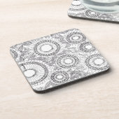 Blumenkerzen Getränkeuntersetzer (Linke Seite)