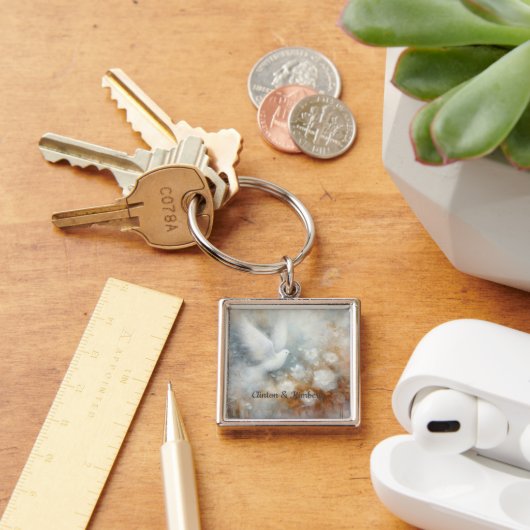 Blumenketten für Hochzeiten - Anpassbar Schlüsselanhänger (Schreibtisch)