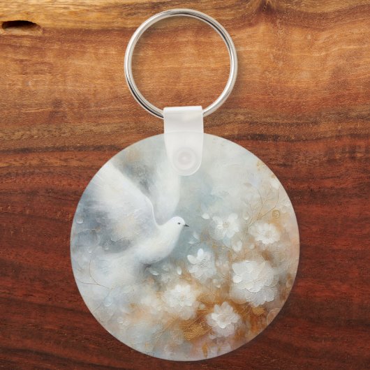 Blumenketten Schlüsselanhänger (Rückseite)