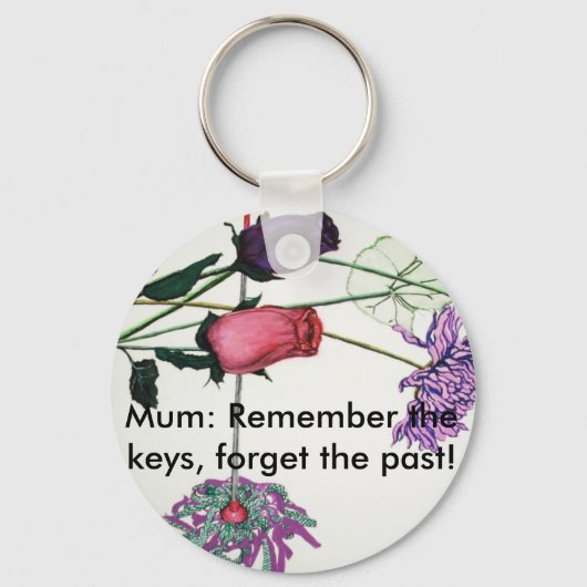 Blumenkeyring für Mums Schlüsselanhänger (Vorderseite)
