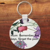 Blumenkeyring für Mums Schlüsselanhänger (Vorderseite)