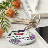 Blumenkeyring für Mums Schlüsselanhänger (Seite)
