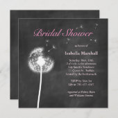 Blumenkhalkboard Bridal Dusche Einladung 2 (Vorne/Hinten)