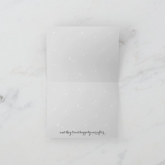 Blumenkhalkboard Danke Karte (Innenseite)