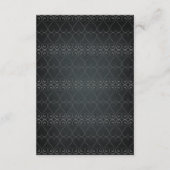 Blumenkhalkboard Vintag, kühl, Hochzeit RSVP (Rückseite)