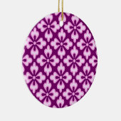 Blumenkimono, hellrosa und pflaumenfarben keramikornament (Rechts)