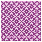 Blumenkimono, hellrosa und pflaumenfarben stoff (Nahaufnahme)